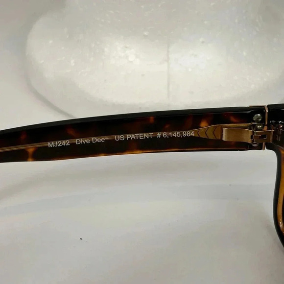 Maui Jim Sunglasses Dive Deep MJ 242-10 Tortoise Frame w/Brown Lens - Picture 11 of 13